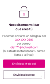 Pantalla de Verificación en la app Nequi