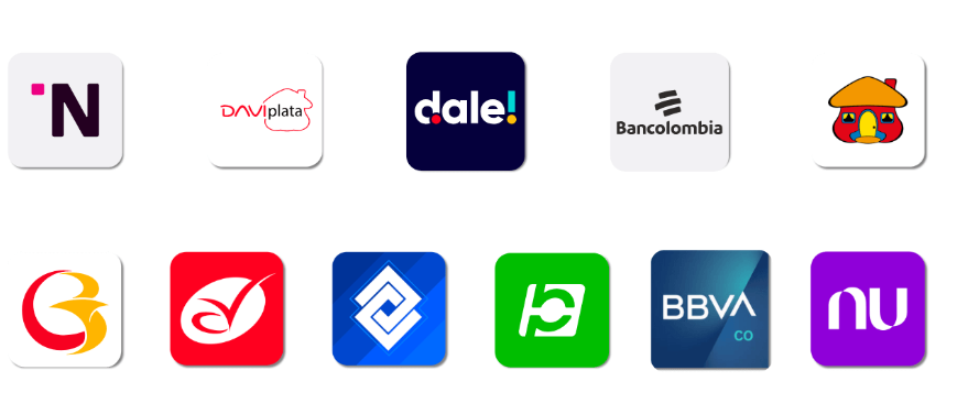 Bancos que puede transferir con llaves