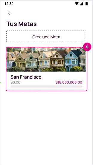 Tus metas en la app Nequi