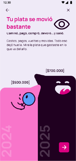 Pantalla Tu pplata se ha movido bastante en la app Nequi