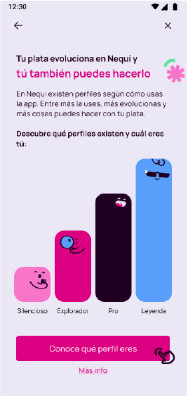 Pantalla tu plata evoluciona en Nequi