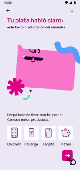 Pantalla de Tu plata habló claro en la app Nequi