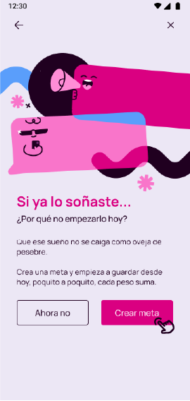 Pantalla si ya lo soñaste en la app Nequi