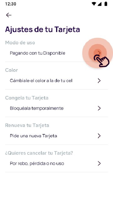Opción Pagar con el disponible en la app Nequi