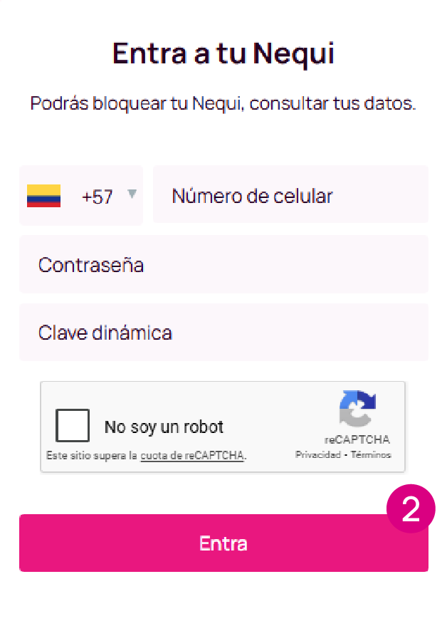 Entra a tu Nequi por la web