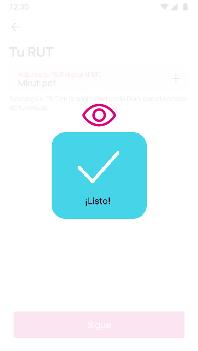 Pantalla de Listo en Nequi
