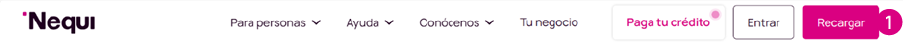 Inicio de la Web Nequi