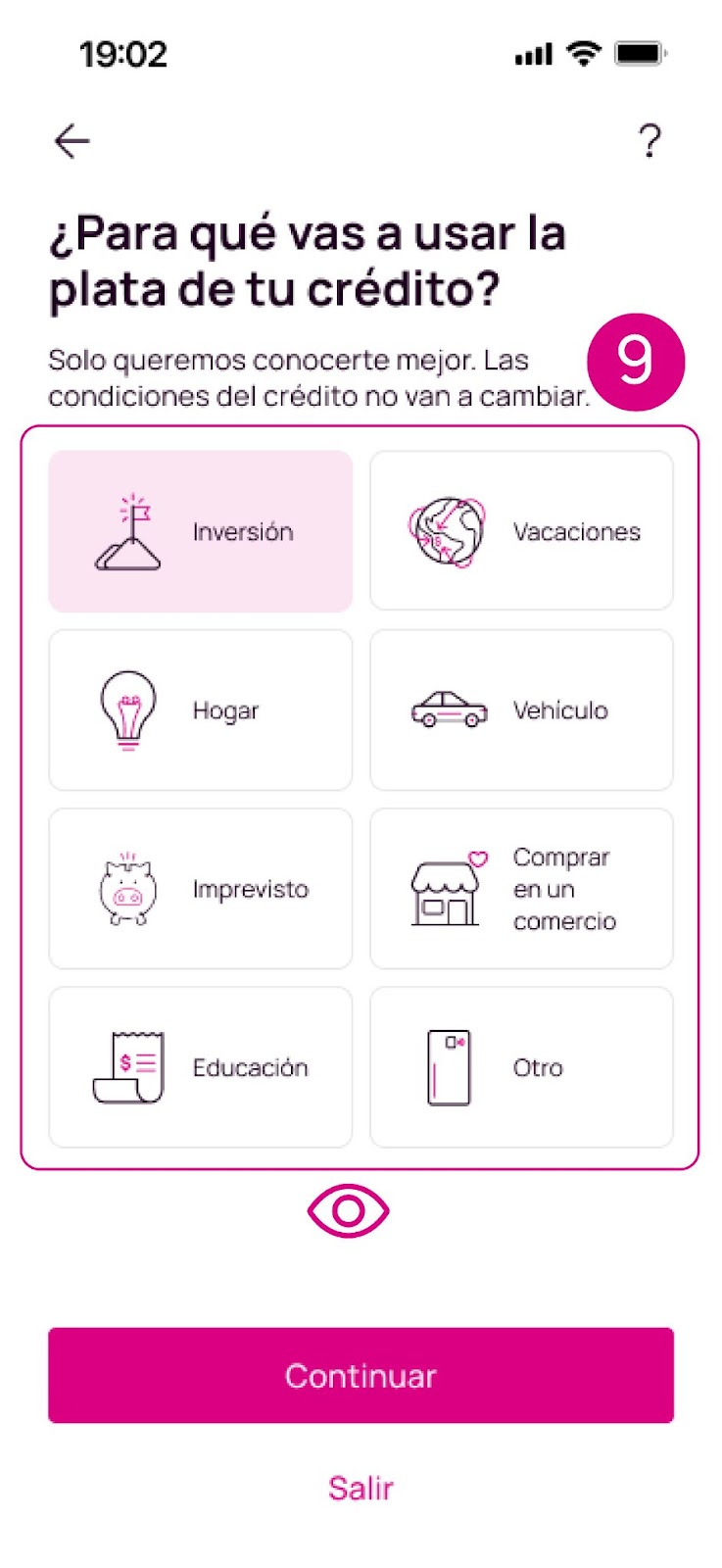 Para qué vas a usar la plata de tu crédito Nequi