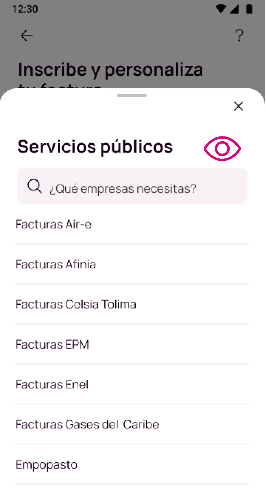 Servicios públicos