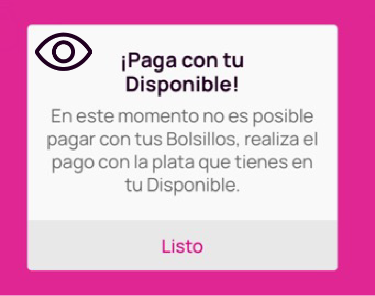 Error de deshabilitados los pagos a través de QR para este tipo de datáfonos desde la app Nequi.