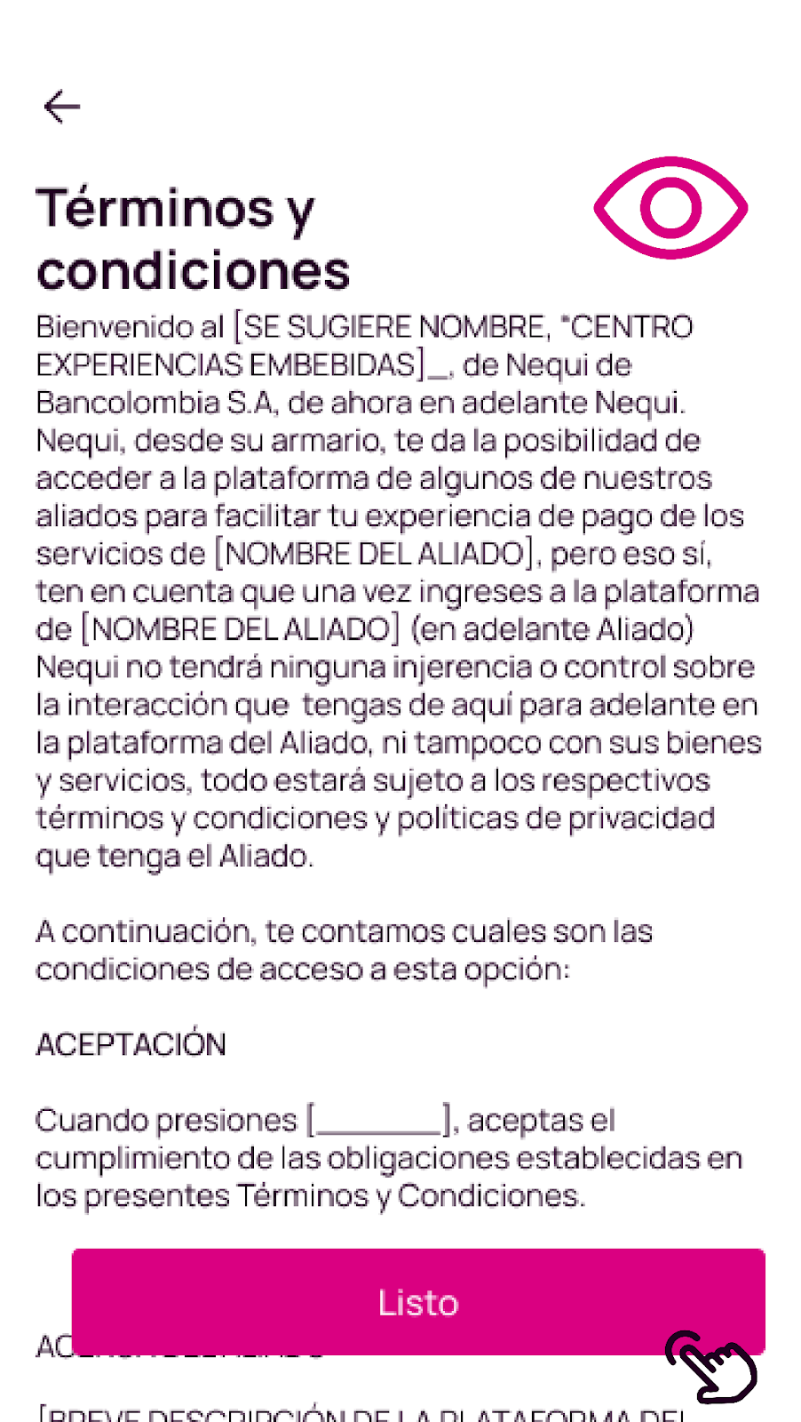 Pantalla de listo en Nequi