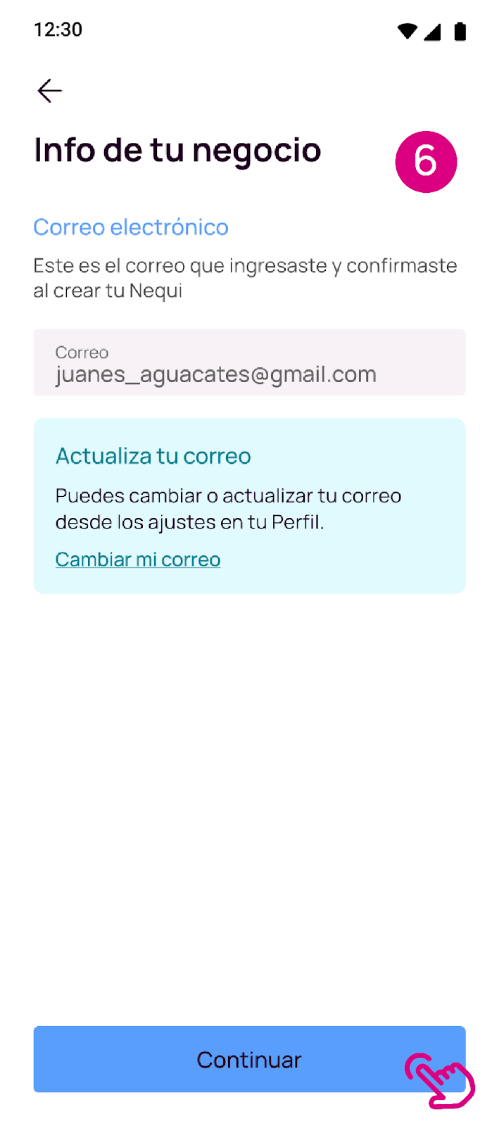 confirmación de tu correo electrónico