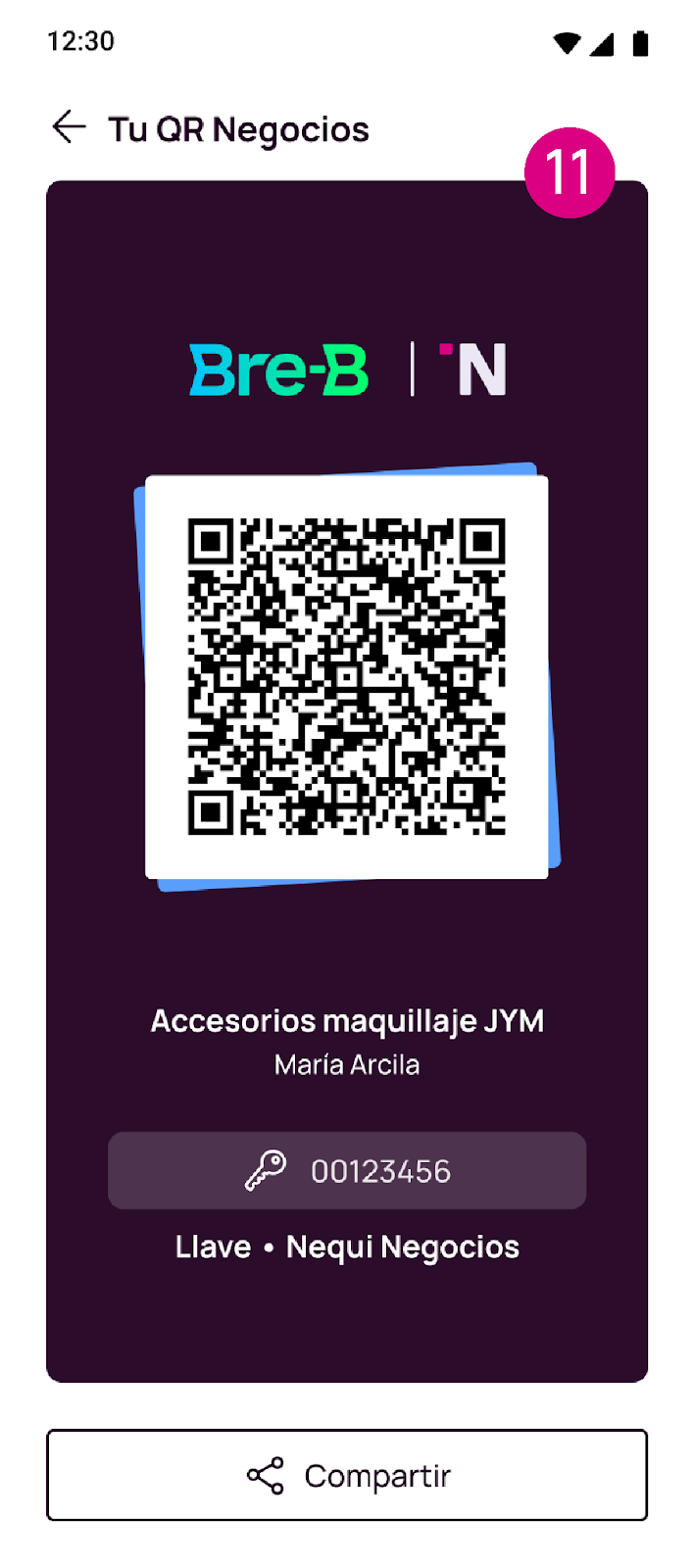 QR Negocios y Llave Nequi Negocios