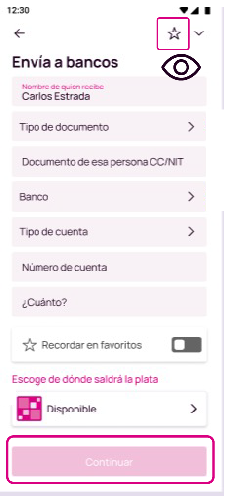 Envíos a Otros Bancos en la app Nequi