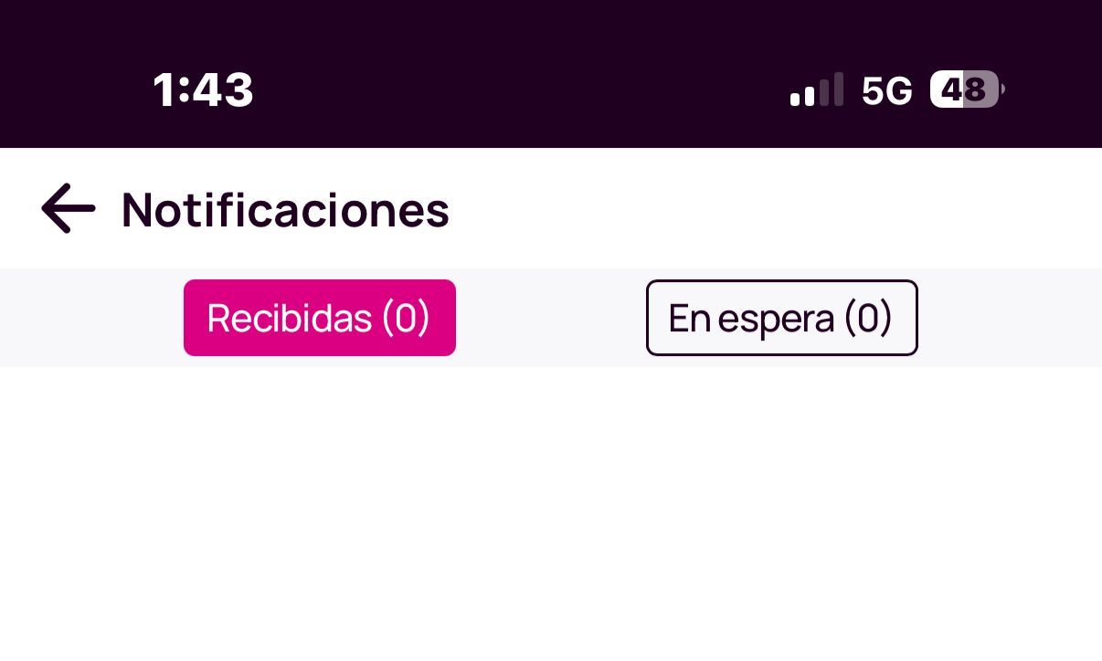 Notificaciones de la app Nequi