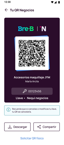 QR Nequi Negocios