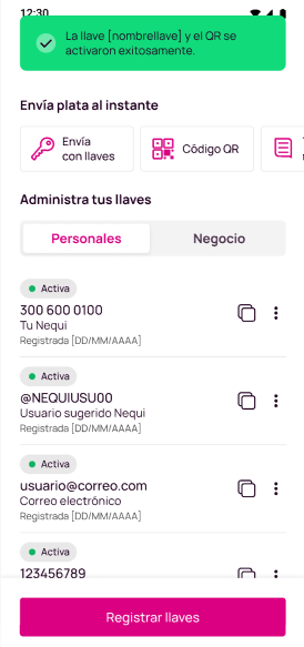 Pantalla confirmación exitosa de reactivación llave personal.png
